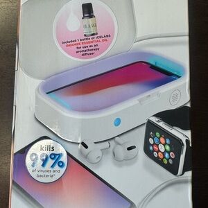 New pure mobile UV sterilizer with usb charging iPhone AirPods headphones w/ oil